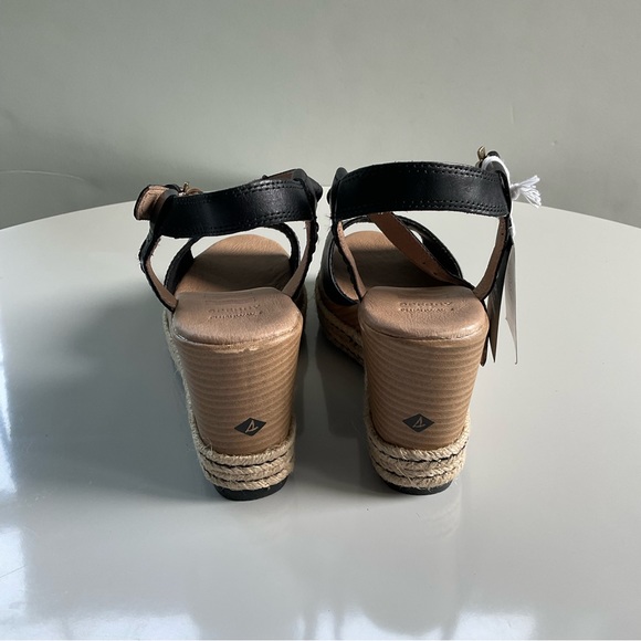 Sperry, black leather sandals - Picture 6 of 11